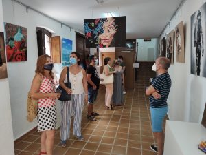 Inauguración exposición de  pintura de  Bienve García Garrido