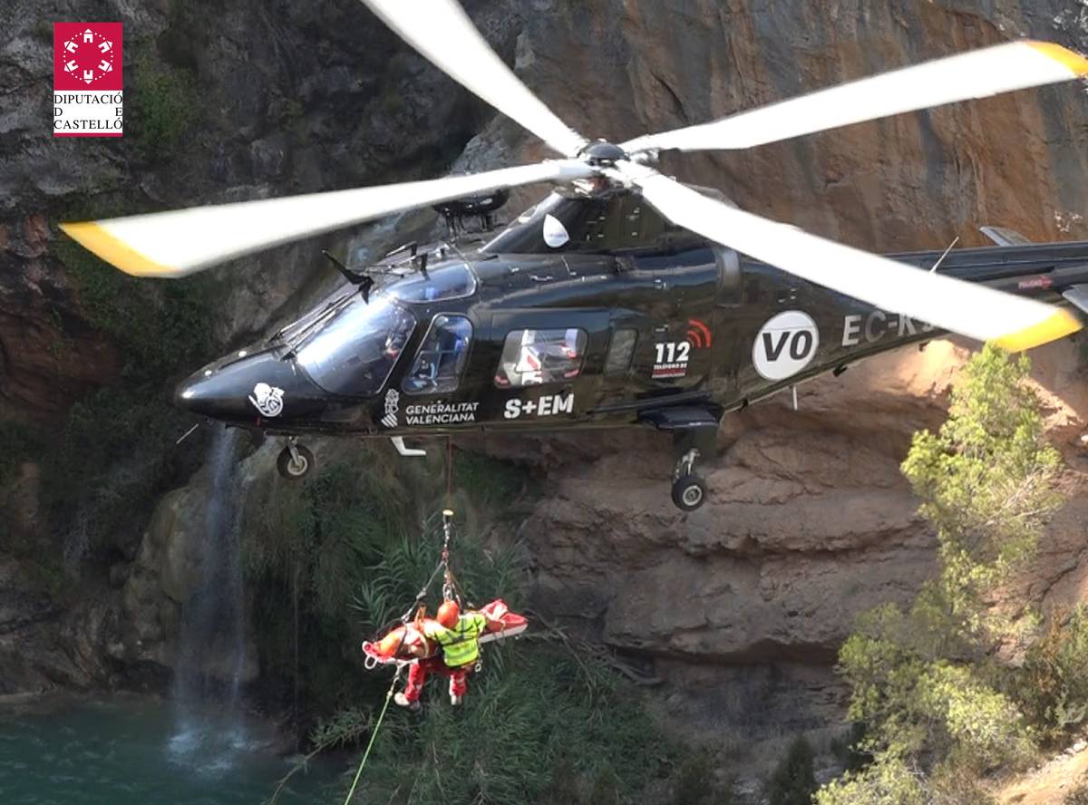 Los bomberos de la Diputación efectúan 42 actuaciones de rescate en la montaña durante el verano, un 180% más que en 2019