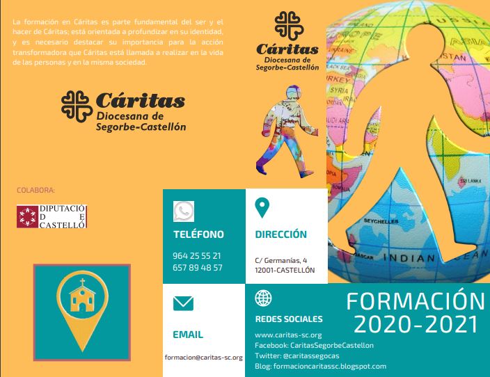 Cáritas Diocesana de Segorbe-Castellón presenta su programación formativa 2020-2021