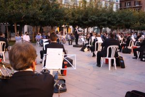 La Banda Municipal Castellón vuelve a la calle para recordar las víctimas del Covid-19