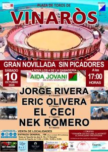 Vinaroz será eol escenario de la vuelta de los toros a la Comunidad Valenciana