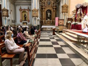 Ofrenda del Roser sin procesión y entre medidas de seguridad en Almassora