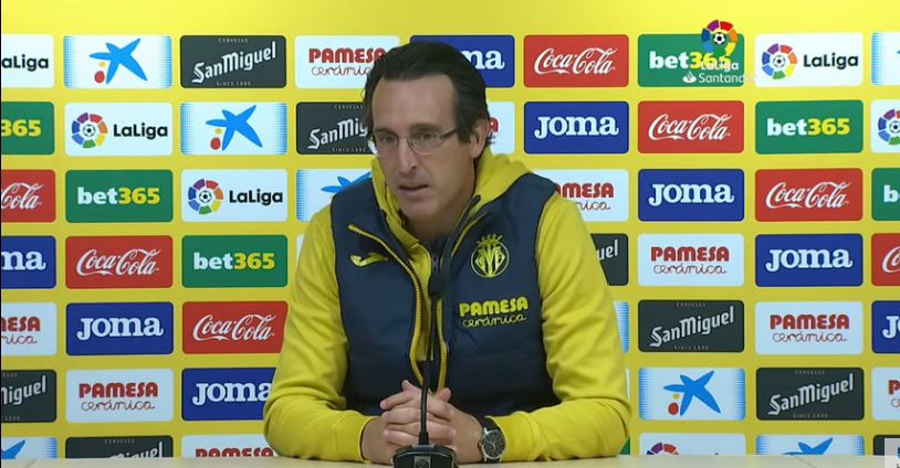 El entrenador del Villarreal, Unai Emery, destaca que el equipo mereció la victoria ante el Valladolid