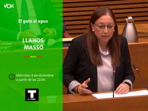 Llanos Massó en directo en «El gato al agua»