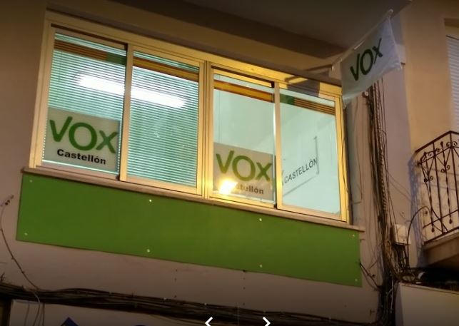 VOX cierra su sede provisionalmente