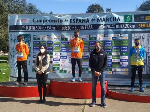 Daniel Monfort campeón de España sub16 de 5km marcha