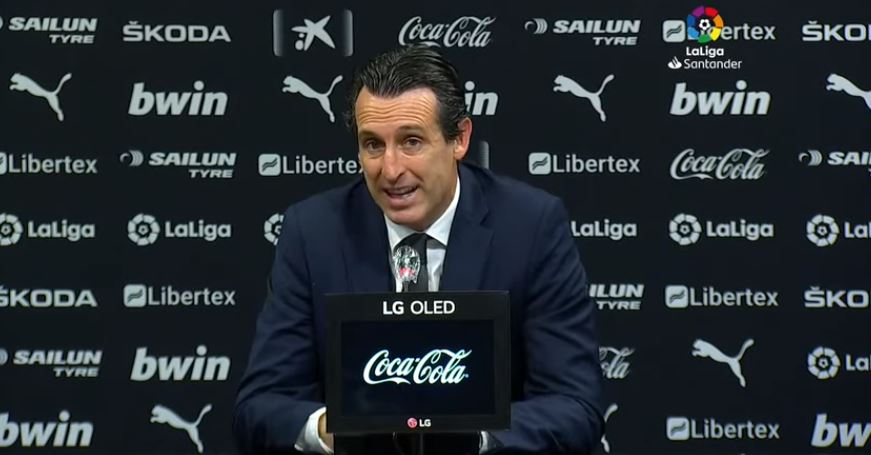 Unai Emery: «No hemos sentenciado y se nos ha escapado la victoria»