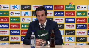 Unai Emery alaba el esfuerzo de los suyos para doblegar al Cádiz en La Cerámica