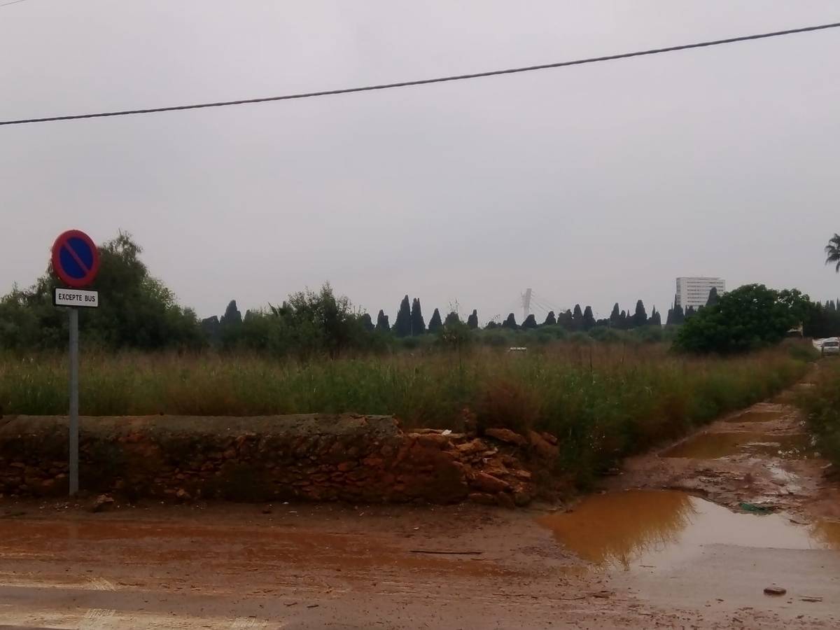 Los vecinos se quejan del lamentable estado de los alrededores del colegio Illes Columbretes