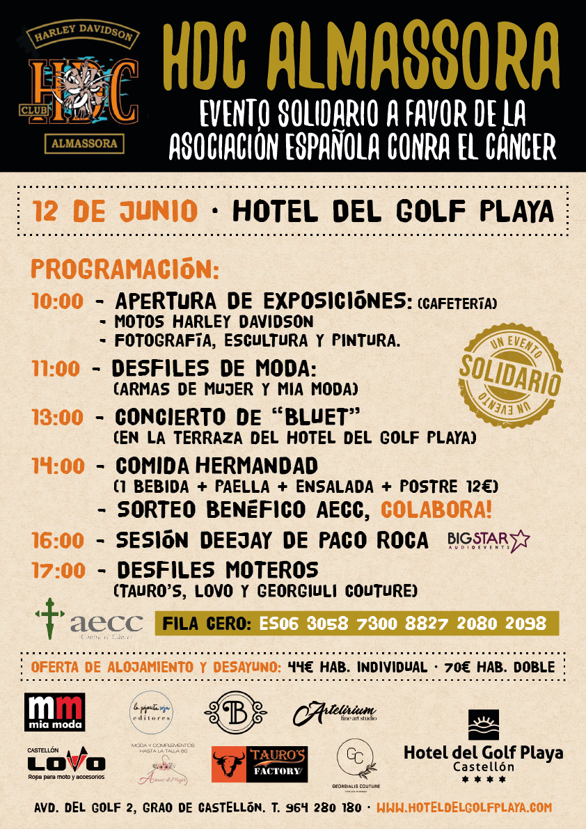 Evento solidario «HDC Almassora» en Hotel del Golf Playa