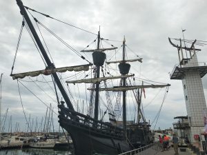 La Nao Victoria recala en el puerto de Castellón