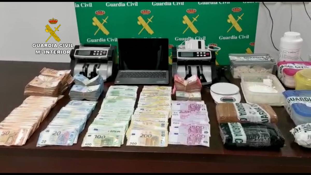 La Guardia Civil detiene a 20 personas dedicadas al tráfico de drogas, blanqueo de capitales y organización criminal en la provincia de Castellón