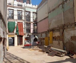 Castellón ultima los trabajos de derribo previos a la cimentación del nuevo Centro de Envejecimiento Activo y Saludable