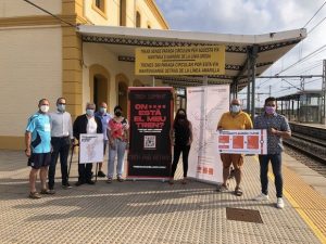 Mulet pide en Vinaroz la recuperación permanente de las frecuencias perdidas entre Castellón y el Maestrat y cubrir las amplias franjas sin trenes regionales