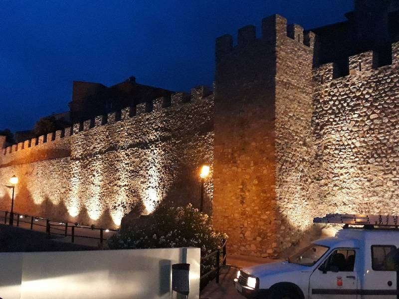 Segorbe renueva la iluminación de la muralla