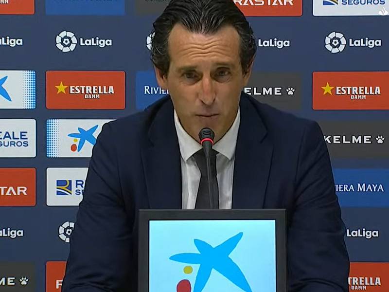 Unai Emery : «El empate es justo, pero nos deja insatisfechos»