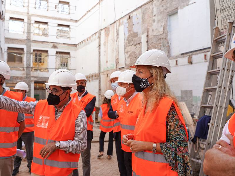 Castellón avanza en la construcción del Centro de Envejecimiento Activo tras finalizar la fase de derribo