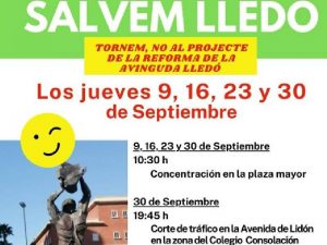 Los vecinos de Avenida Lidón vuelven a movilizarse