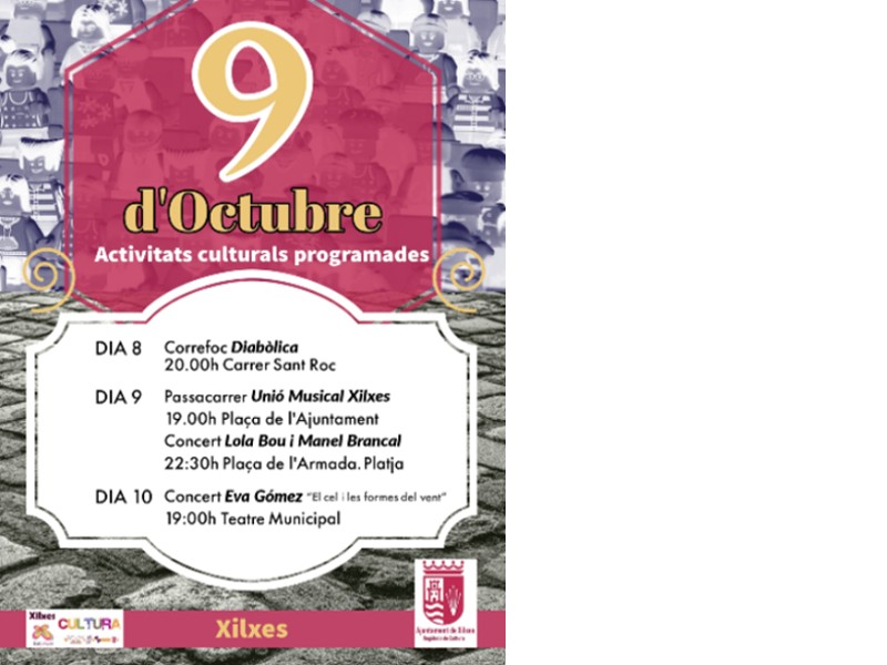 Xilxes presenta su programación para la festividad del 9 de Octubre