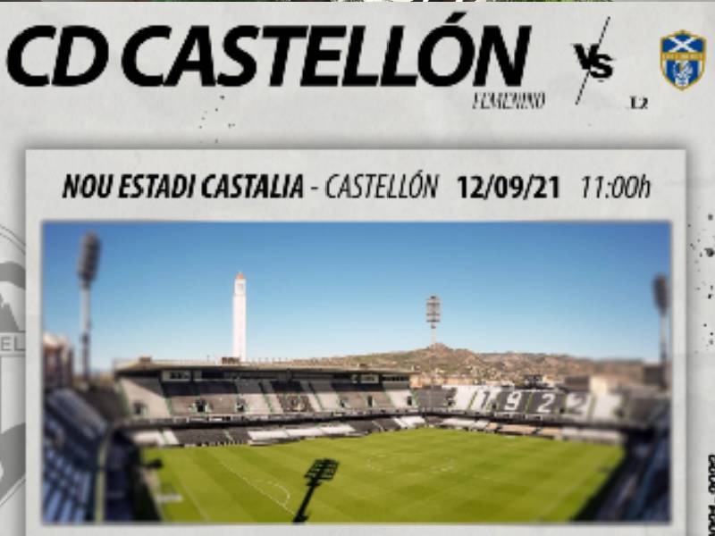 El CD Castellón Femenino debuta este domingo en el Estadio Castalia