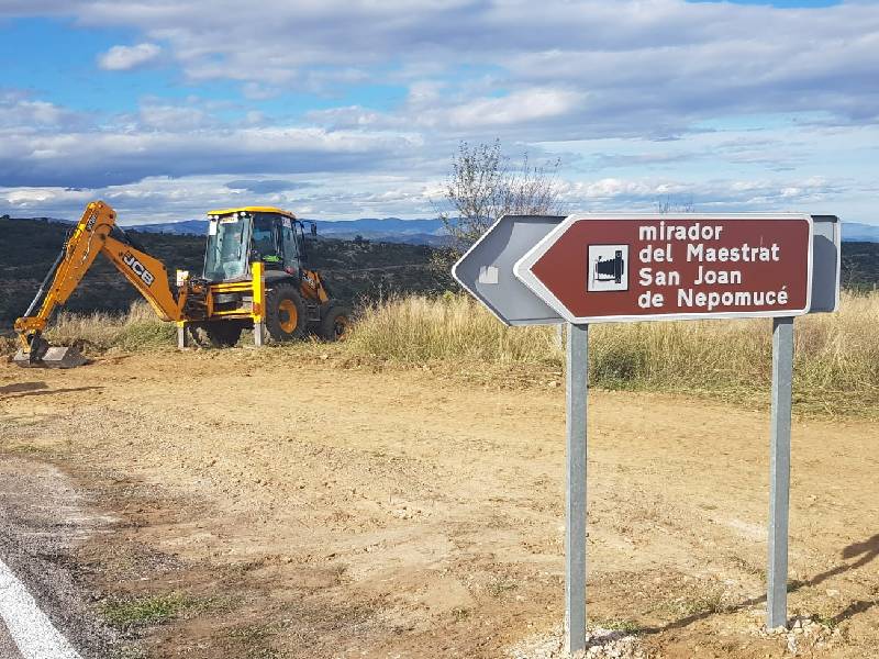 La Serratella arregla caminos rurales con ayuda de la Diputación