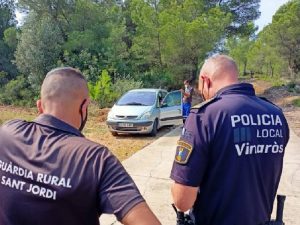 Refuerzan la vigilancia en los campos de algarroba de Sant Jordi para evitar robos