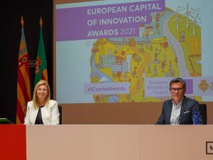 Amparo Marco defiende la candidatura de Castellón a Ciudad Europea Innovadora Emergente 2021