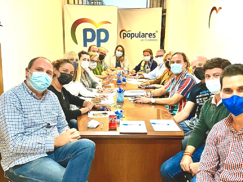 Reunión del Comité Organizador del X Congreso del Partido Popular de la ciudad