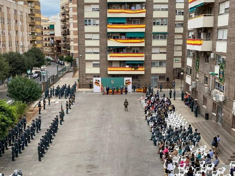 La Guardia Civil rindió honores a su patrona