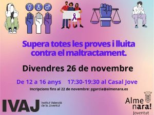 Almenara organiza este viernes una yincana contra la violencia de género