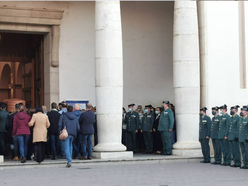 Emotivo funeral del Comandante  Francisco López Bueno