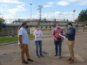 El Ayuntamiento de Burriana instala una nueva tolva en la estación depuradora para mejorar la calidad del servicio