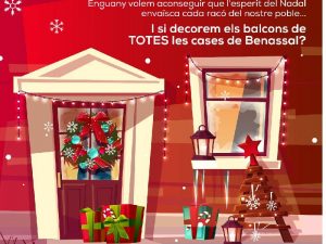 Benassal prepara la Navidad con un concurso de decoración de balcones