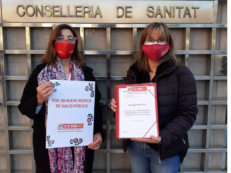 CC.OO presenta a Sanidad un nuevo sistema organizativo para la Salud Pública valenciana