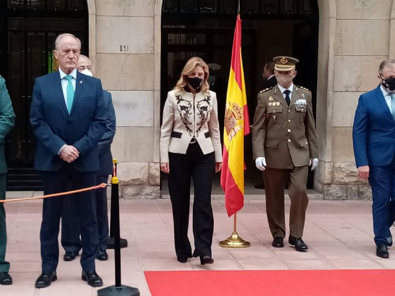 El diputado nacional de VOX por Castellón asiste a los actos de la Subdelagación de Defensa