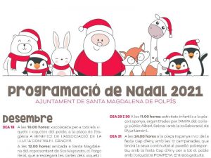 Santa Magdalena programa una gran variedad de actividades para celebrar la Navidad