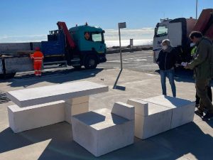 La playa de Almassora incorpora el primer banco-bici adaptado de la Comunidad Valenciana