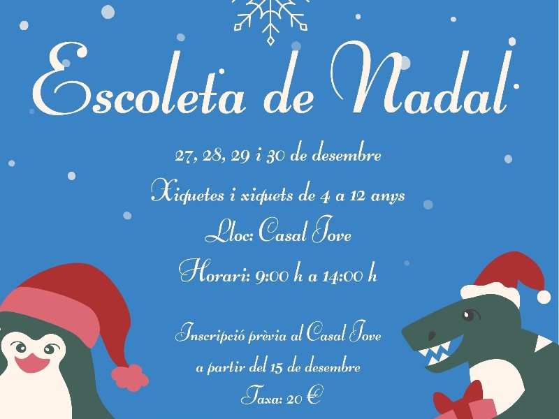 Burriana propone esta Navidad «actividades seguras y entretenidas para toda la familia»