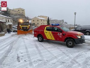 Diputación activa un dispositivo frente a nevadas con cerca de 200 efectivos diarios, 20 máquinas quitanieves y 250 toneladas de sal