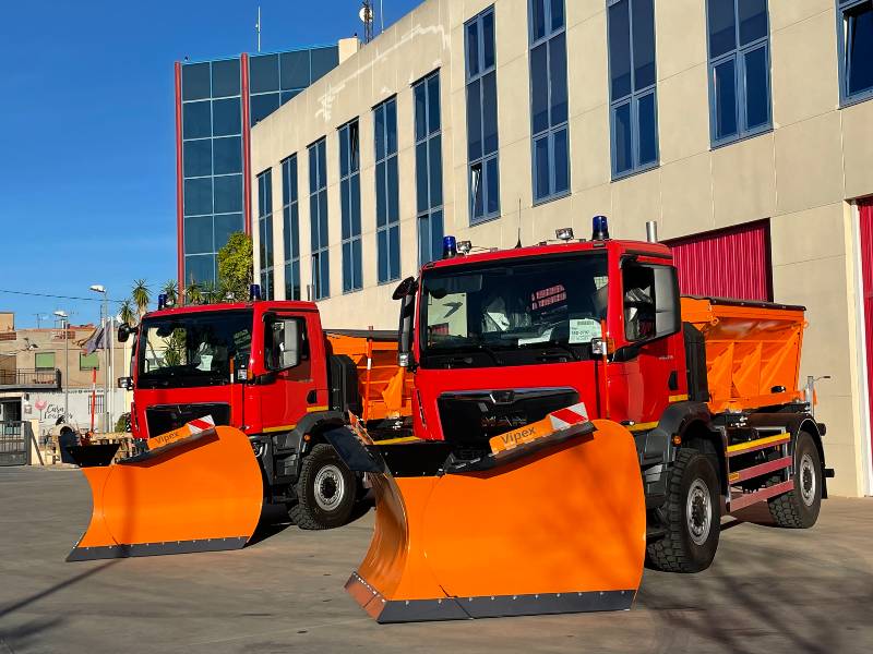 La Diputación recibe dos nuevos camiones quitanieves que han supuesto una inversión superior a 310.000 euros