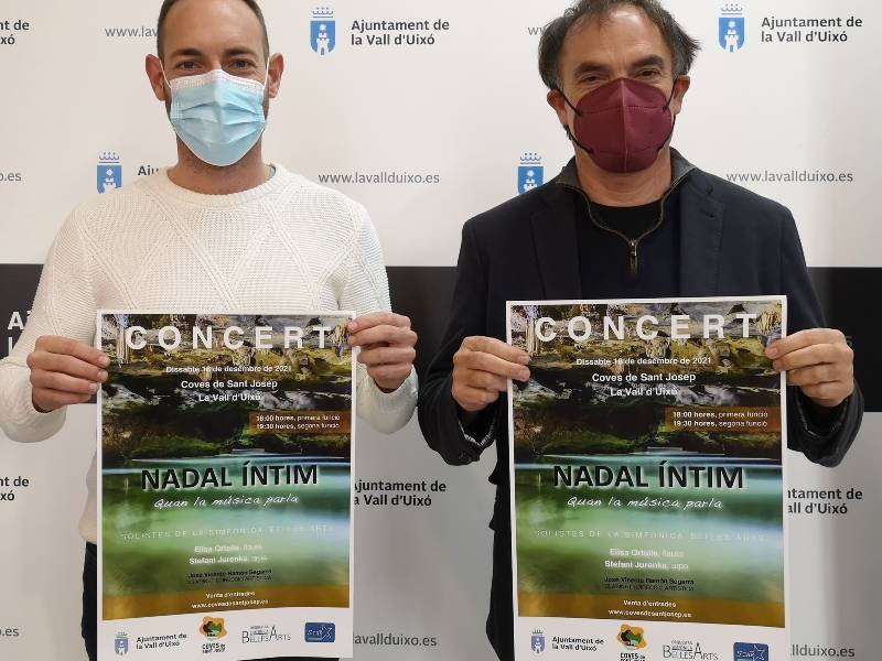 Les Coves de Sant Josep acogen este sábado el espectáculo ‘Nadal íntim: quan la música parla’