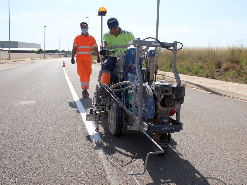 Onda invierte más de 60.000 euros en pintar y señalizar tres de sus polígonos industriales