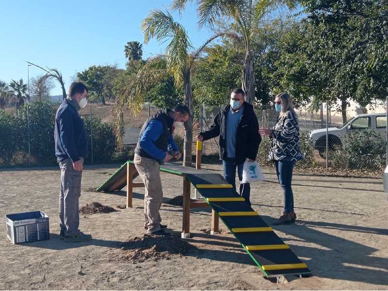 El parque canino del sector 1 de Segorbe se cierra para instalar nuevos juegos