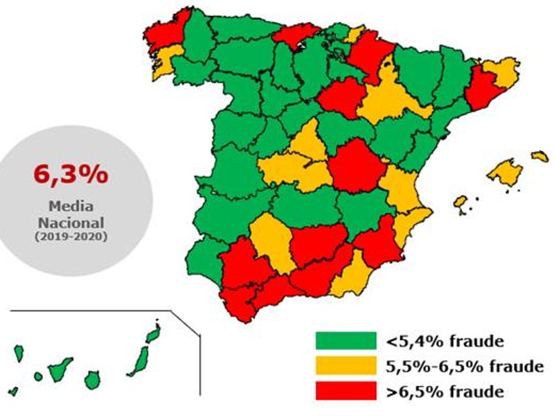 Castellón es la provincia con menos fraude al seguro con un 4,8% del promedio nacional