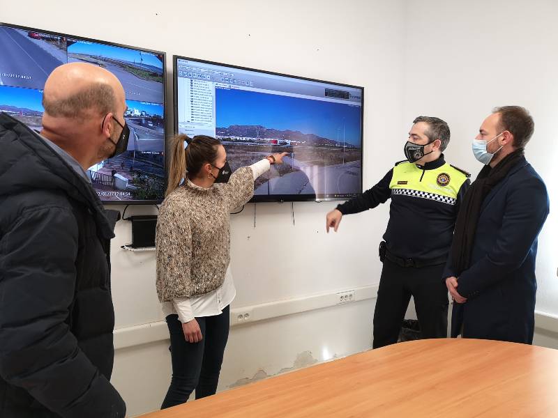 El Ayuntamiento de la Vall d’Uixó instala siete cámaras de videovigilancia en el Polígono de la Mezquita