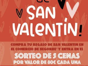 Segorbe destina 400€ al comercio local para la campaña de San Valentín