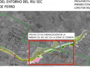 Castellón aprueba transformar la Ribera del Riu Sec por Crèmor en un corredor mediomabiental