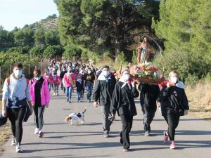 Benicàssim recupera tras la pandemia la romería a su patrona, Santa Àgueda