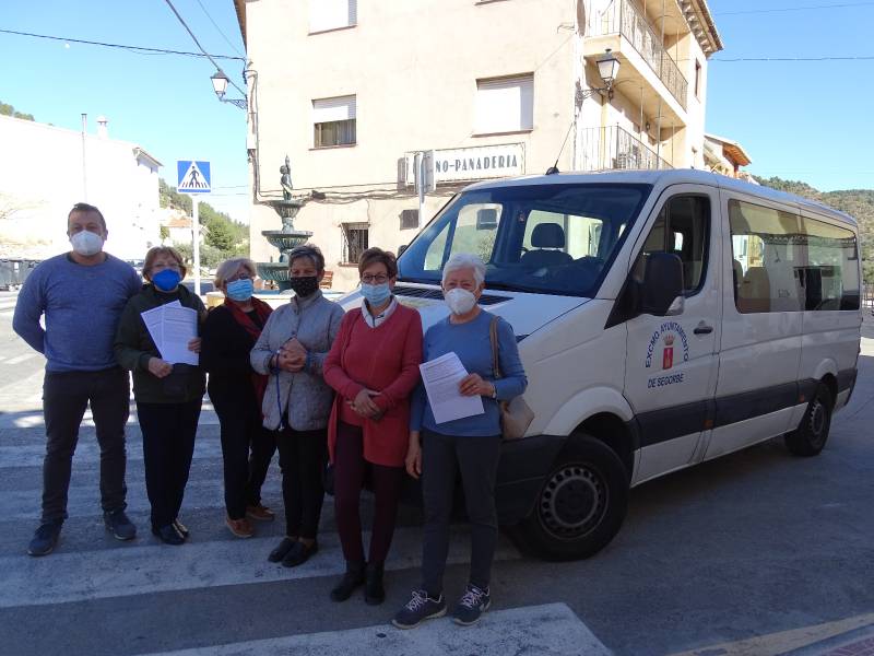 Primera ruta del transporte adaptado entre Segorbe y sus pedanías, el ‘YayoBus’