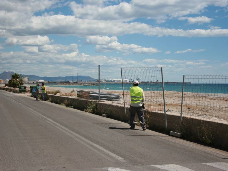 Almassora pide al Puerto de Castellón que presente un plan «completo» para la regeneración de la playa